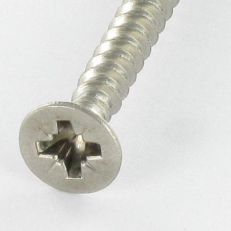 1 x Chipboard Screw Stainless Steel A2 Countersunk Head Pozi 3.5X20