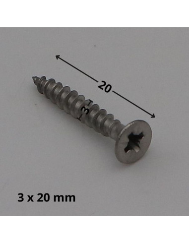 1 x Chipboard Screw Stainless Steel A2...