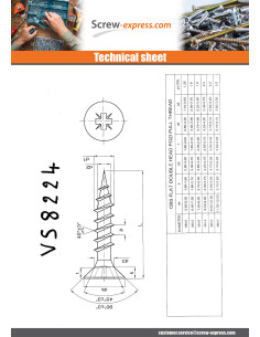 Savis Chipsboard Screw Stainless Steel A2 Black...