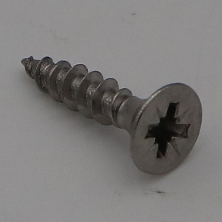 1 x Chipboard Screw Stainless Steel A2 Countersunk Head Pozi 4.5X20