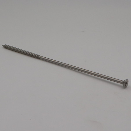 1 x Savis Chipsboard Screw Stainless Steel A2 Countersunk Head Pozi 6X200