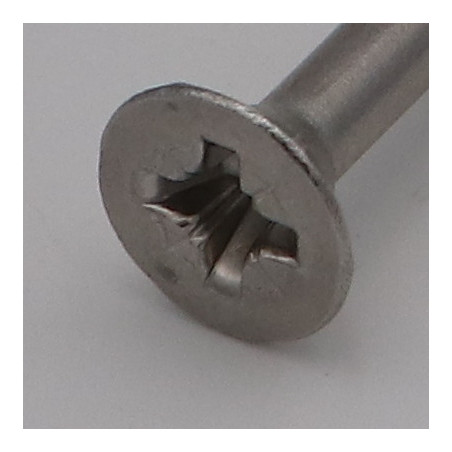 1 x Chipboard Screw Stainless Steel A2 Countersunk Head Pozi 6X200
