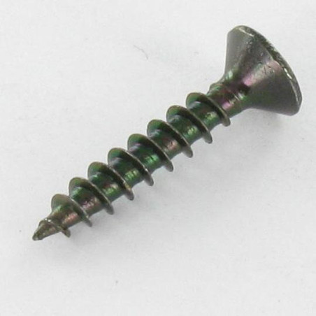 1 x Chipboard Screw Stainless Steel A2 Black Countersunk Head Pozi 6X30