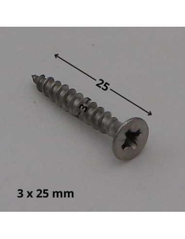 1 x Chipboard Screw Stainless Steel A2...
