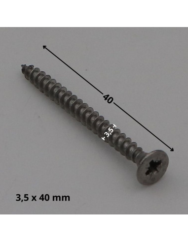 1 x Savis Chipsboard Screw Stainless Steel A2...