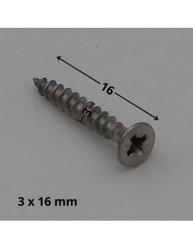 1 x Chipboard Screw Stainless Steel A2...