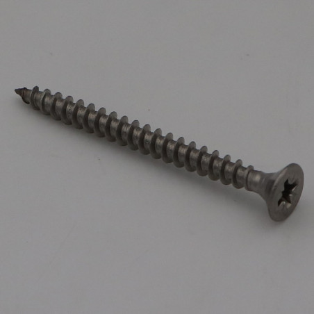 1 x Chipboard Screw Stainless Steel A2 Countersunk Head Pozi 4X50