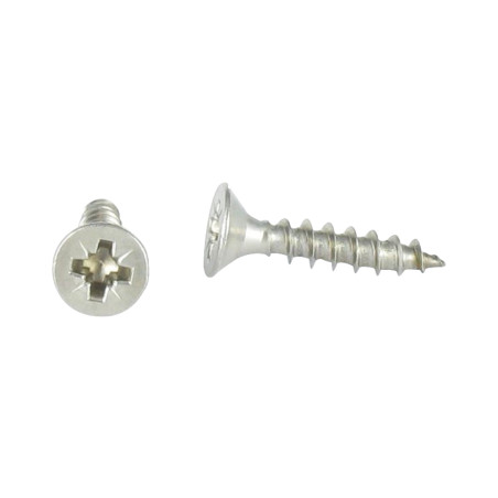 1 x Savis Chipsboard Screw Stainless Steel A2 Countersunk Head Pozi 4X35