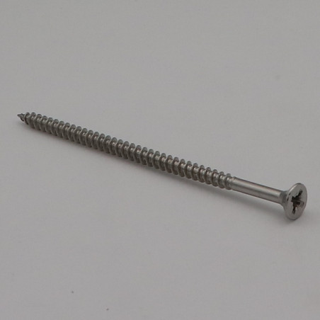 1 x Savis Chipsboard Screw Stainless Steel A2 Countersunk Head Pozi 6X110