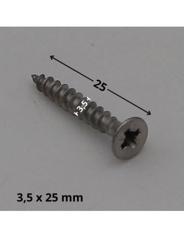 1 x Chipboard Screw Stainless Steel A2...