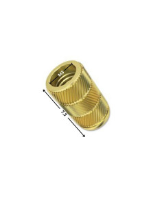 Self Tapping Insert Brass FLOWFIX M3X7.3 2