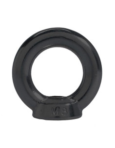 Nut to Eye Nut M10 Stainless Steel A4 Black