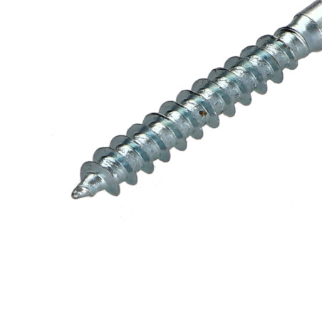 1 x Chipboard Screw Countersunk Head Pozi PZ2 4.5X45 With Hole Zinc Plated