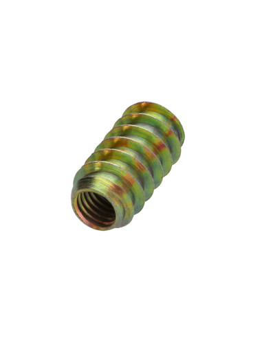 1 x Self Tapping Insert Not Slotted Yellow Zinc...