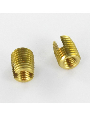 1 x Self Tapping Insert Threaded SELF-TAP Brass...