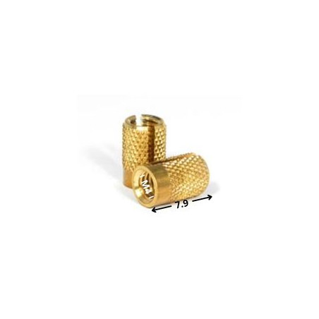 1 x Self Tapping Insert EXPANSIONFIX Brass M4X7.9