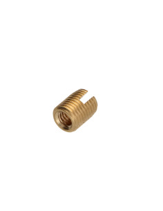 Self Tapping Insert Threaded to slit Brass M8X15