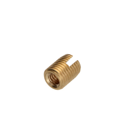1 x Self Tapping Insert Threaded to slit Brass M8X15