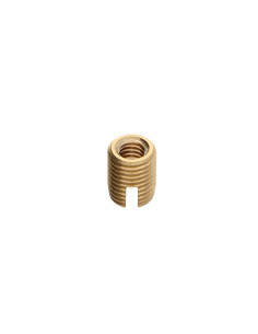 Self Tapping Insert Threaded to slit Brass M8X15 2