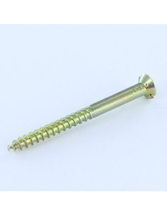 Wood Screw Countersunk Head Slotted Hole And Drill 5X70... 2