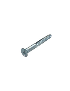 Wood Screw Countersunk Head Slotted Hole And Drill 6X50...