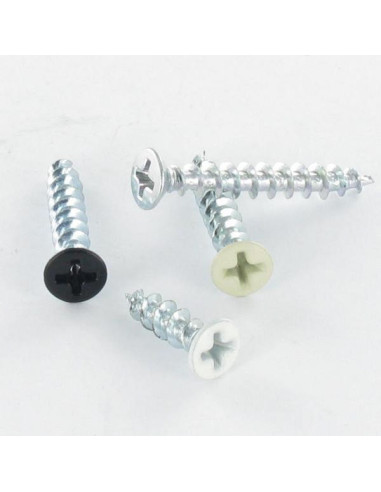 1 x Screw Plastic TFH Phillips 4.3X25 Black...