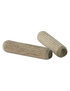 Grooved wooden trunnion 12X40