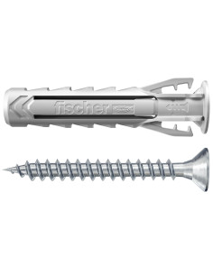 Expansion Anchor Fischer with screw SX MORE 6X30 S Nylon
