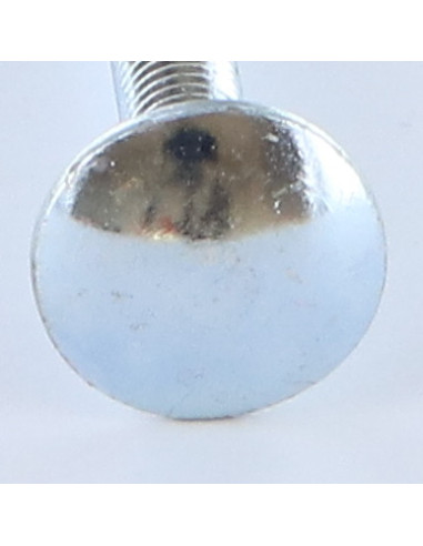 1 x Carriage Bolt M6X120 Full Thread Zinc Plated