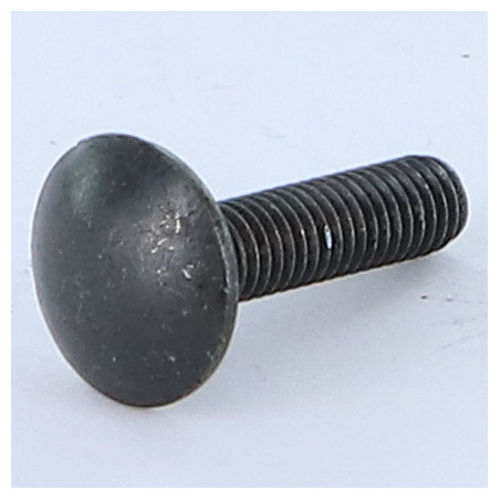 1 x Carriage Bolt M8X20 Full Thread Black Zinc Plated