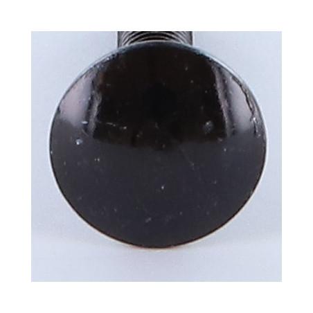 1 x Carriage Bolt M8X20 Full Thread Black Zinc Plated