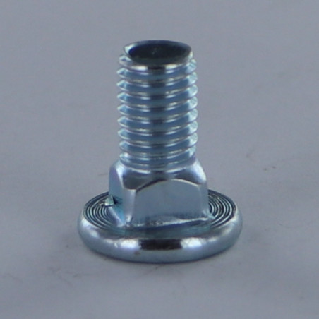 1 x Screw Flat Head M8X17 Full Thread Class 8.8 Zinc Plated