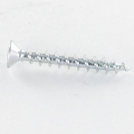 1 x Screw For Plastic Pan Countersunk Head Phillips 4.3X16 Zinc Plated RAL8003