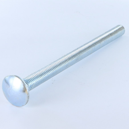 1 x Carriage Bolt M14X60 Full Thread Class 8.8 Zinc Plated