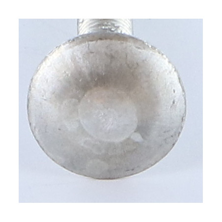 1 x Carriage Bolt M6X45 Full Thread Aluminium