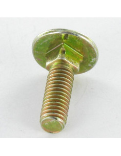 Carriage Bolt M8X140 Full Thread Yellow Zinc 2