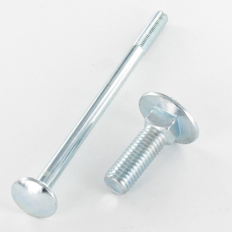 1 x Carriage Bolt M12X115 Thread Length: 20 Square 12X12X3 Zinc Plated