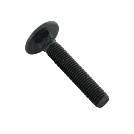 1 x Carriage Bolt M8X110 Full Thread Black Zinc Plated