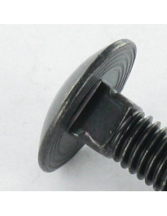 Carriage Bolt M8X110 Full Thread Black Zinc Plated 2