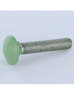 Carriage Bolt M7X40 Pitch 100 Full Thread Aluminium...