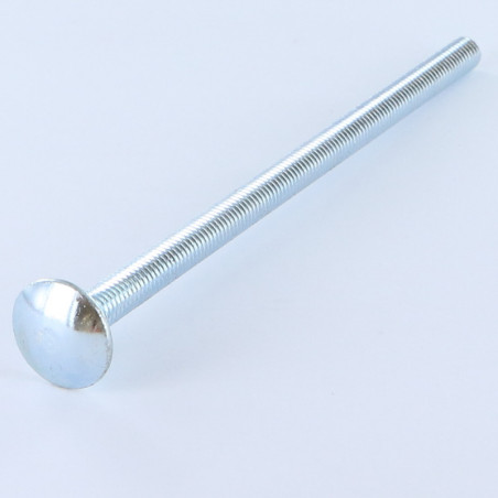 1 x Carriage Bolt M8X130 Full Thread Zinc Plated