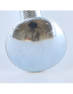 Carriage Bolt M8X100 Full Thread Zinc Plated 2