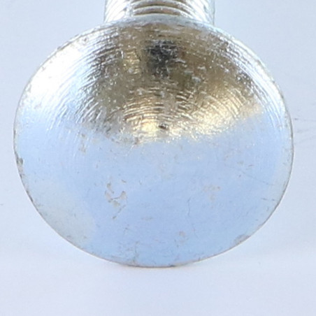 1 x Carriage Bolt M12X50 Full Thread Zinc Plated