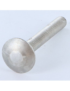 Carriage Bolt M6X40 Full Thread Aluminium