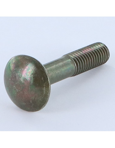 1 x Carriage Bolt M8X40 Full Thread Steel BRONZE