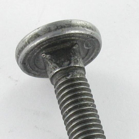 1 x Screw Flat Head Square Neck Carriage M8X25 Full Thread Class 8.8 Zinc Plated