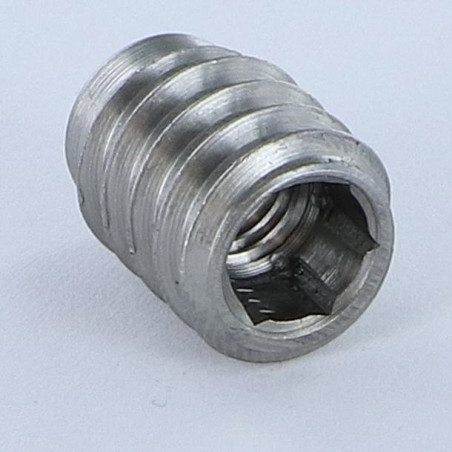 1 x Self Tapping Insert Steel Hexagon Recess M8 14X18