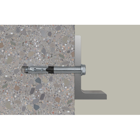 1 x Plug Stainless Steel Fischer FH II 10/10 S R