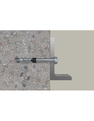 1 x Plug Stainless Steel Fischer FH II 10/25 S R