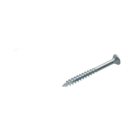 1 x Chipboard Screw Tekor Countersunk Head With Serration 4X50 Thread Length: 30 T20 Head Diameter: 7 Zinc Plated cut Type